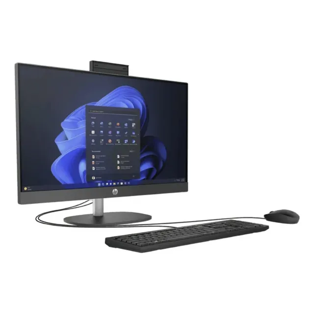 Hp Proone 245 G10 All-in-one 23.8 , Amd Athlon Silver 7120u, 4gb Ram, 128gb Ssd, Windows 11 Home, Negro, Teclado En Español.