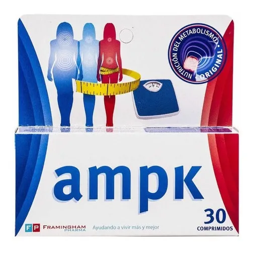 Ampk Quemador Grasas Calorías Y Saciador X 30 Comprimidos