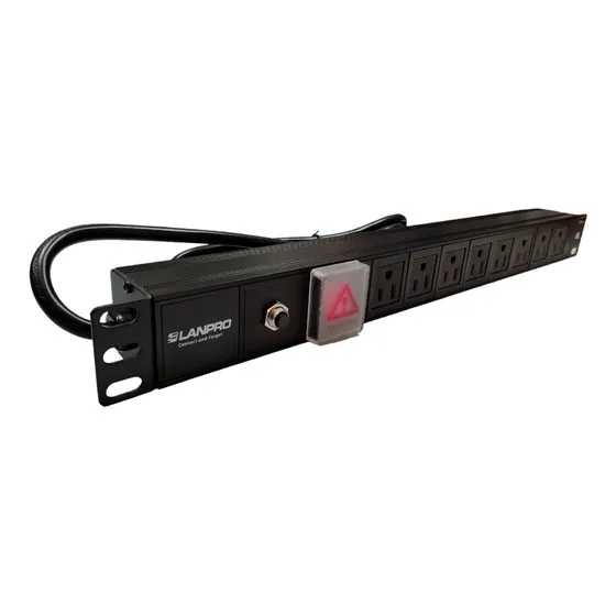 Regleta Pdu Rackeable 8 Tomas Lanpro Profesional Supresor Pi
