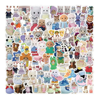Paquete De 120 Stickers Sylvanian Families Ternurines Paquete De 120 Stickers Sylvanian Families Ternurines