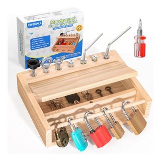 Montessori - Juego De Tablero De Destornillador Montessori - Juego De Tablero De Destornillador