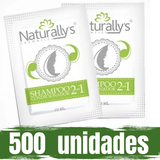 Shampoo E Condicionador P/ Hotel 10 Ml (500 Und) Sache