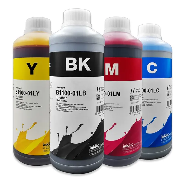 PSA B1100 tinta inktec 4 unidades distintos colores