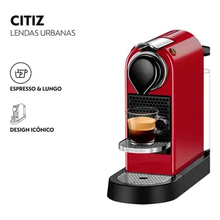 Cafeteira Nespresso Citiz Vermelha Cereja Cafeteira Nespresso Citiz Vermelha Cereja