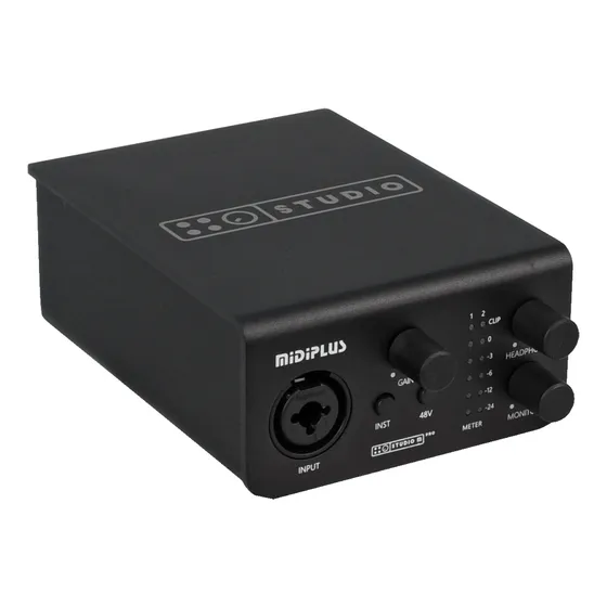 Amw Midiplus Studio M Pro Black Interface De Áudio Usb Asio
