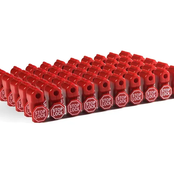 55 Stop Lock Gancho De Bloqueo Estantes Y Exhibidores 6 Mm