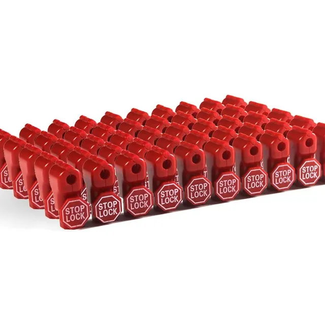 55 Stop Lock Gancho De Bloqueo Estantes Y Exhibidores 6 Mm