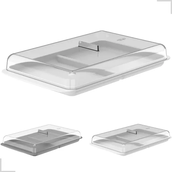 Porta Frios Duplo Organizador Geladeira Alimento Com Tampa