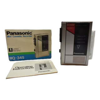 Walkman Mini Cassette Recorder Panasonic Rq-345 Japan 1980 Walkman Mini Cassette Recorder Panasonic Rq-345 Japan 1980