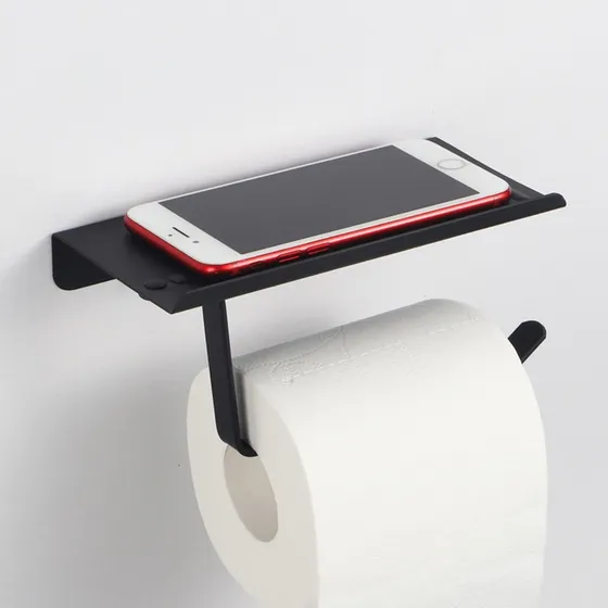 MX-9114 porta confort papel higiénico con soporte de celular