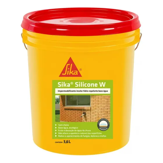 Impermeabilizante Hidrofugante Sikagard Selante W 3,6L