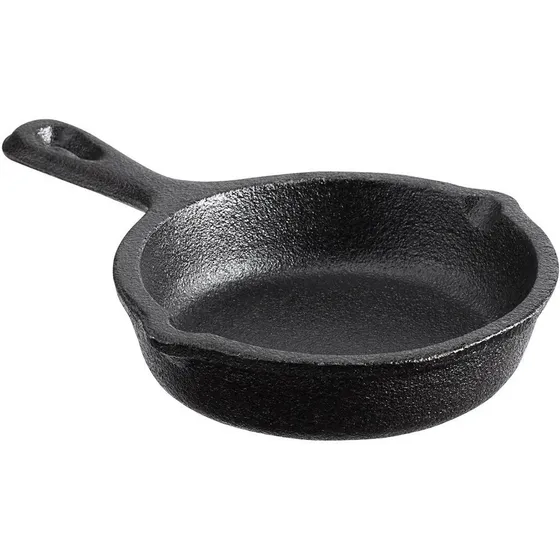 Mini Sartén Resturante Pre-sazonada De Hierro Fundido