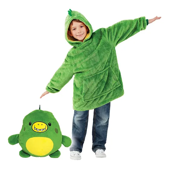 Campera Buzo Canguro Poncho Polar Peluche Abrigo Infantil