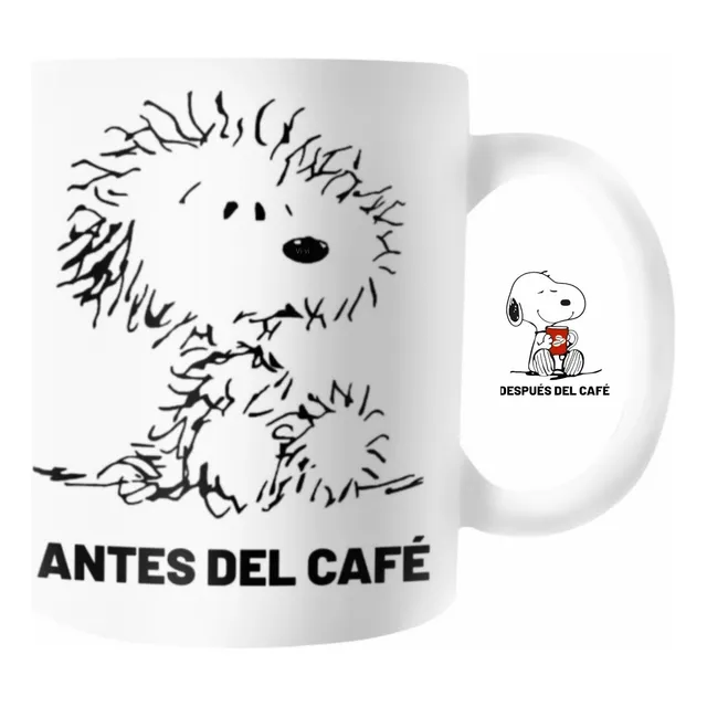Mug Pocillo Taza Café Snoopy 
