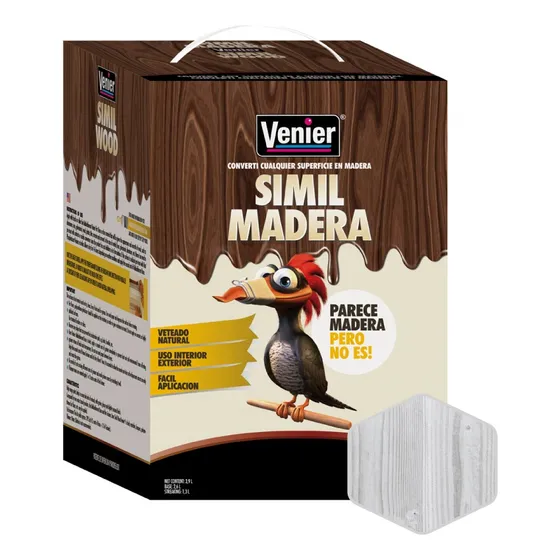 Venier Simil Madera | 3,9lts Color Gris