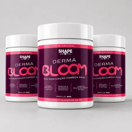 3 Derma Bloom 90g Original - Única Loja Oficial Dermabloom Pague 2 Leve 3
