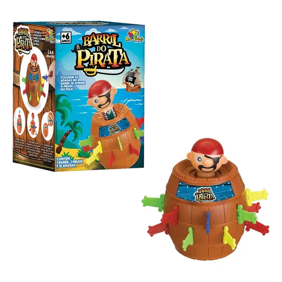 Jogo Pula Pirata Grande Para Crianças O Melhor!