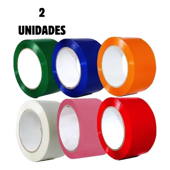 Tirros Cinta De Embalar En Colores 100mts Extra Fuerte 