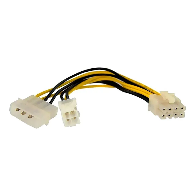 Cable Alimentación Atx P4 Con Molex A Eps 8 Pines - 15cm