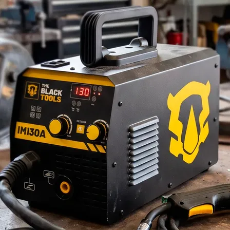 Máquina Solda Inversora Mig S/gás 130a 220v The Black Tools Preto 220v