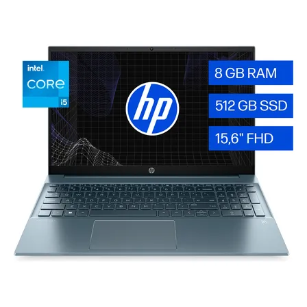 Notebook HP 15-EG2502LA Intel Core i5 8GB RAM 512GB SSD 15.6""