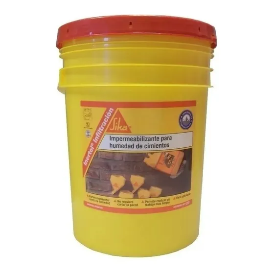 Sika Inertol Infiltracion Para Humedad De Cimientos X 20 Lt 