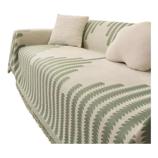 Funda de sofá antideslizante antideslizante para gatos, 180 x 260 cm, color verde