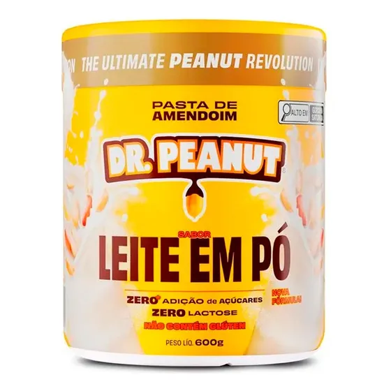 Pasta De Amendoim Com Whey Protein - 600g - Dr. Peanut