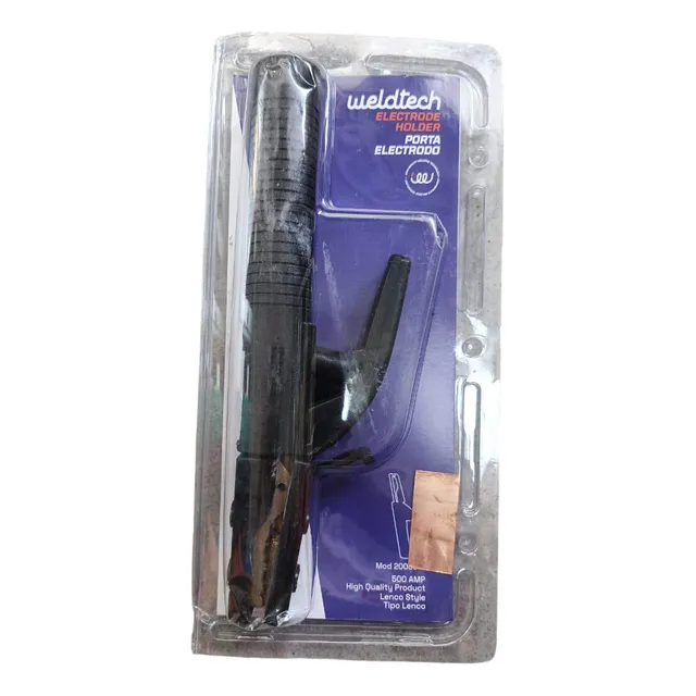 Pinza Porta Electrodo Weldtech Para Trabajo Pesado 500amp