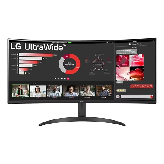 Monitor Ultra Wide LG 34wr50qc-b.awh