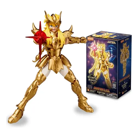 Boneco Blokees Cavaleiros Do Zodíaco Scorpio Milo 3 Seiya Champion Class