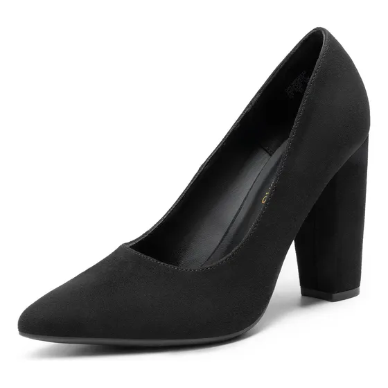 Zapatos De Vestir Casuales Con Tacón Clásico Y Punta Cerrada
