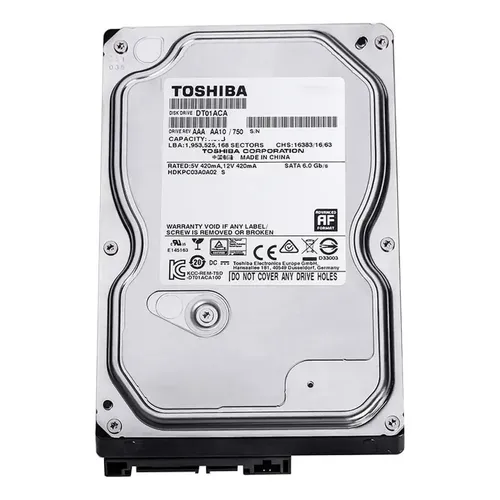 東芝　TOSHIBA DT01ACA100 1TB HDD 本体 Disco Rígido Interno Hd 1tb Toshiba Dt01aca100 3,5 Sata Prateado