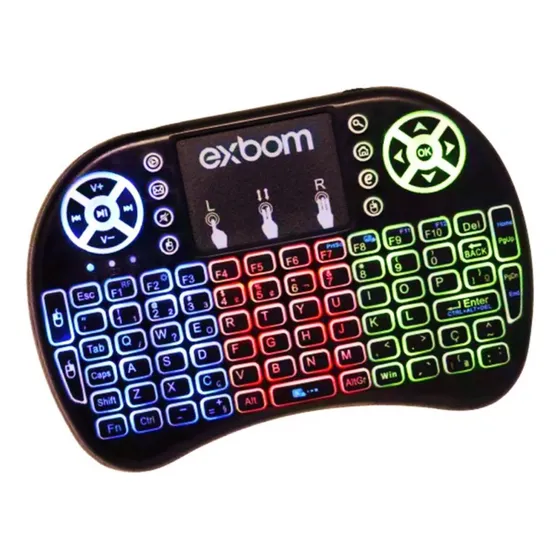 Mini Teclado Sem Fio Para Televisão Computador Xbox Tablet