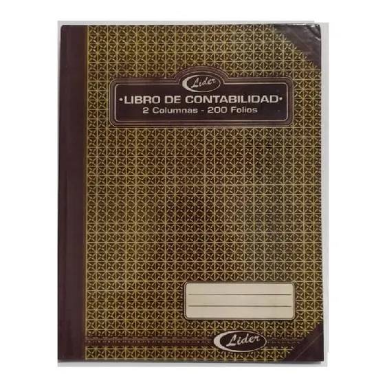 Cuaderno De Contabilidad 2 Columnas 200  H