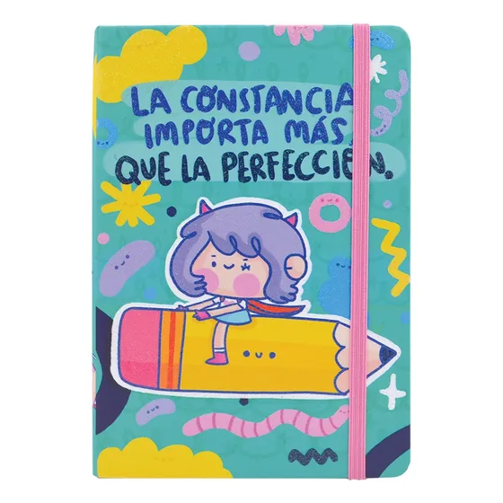 Libreta Profesional De Notas Vania Bachur 14 X 20 Cm Danpex Color Constancia