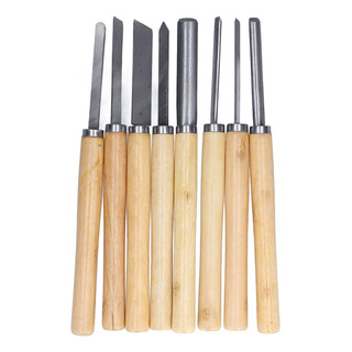 Juego De 8 Cinceles Para Tornear Madera Con Ranura Hhs Juego De 8 Cinceles Para Tornear Madera Con Ranura Hhs