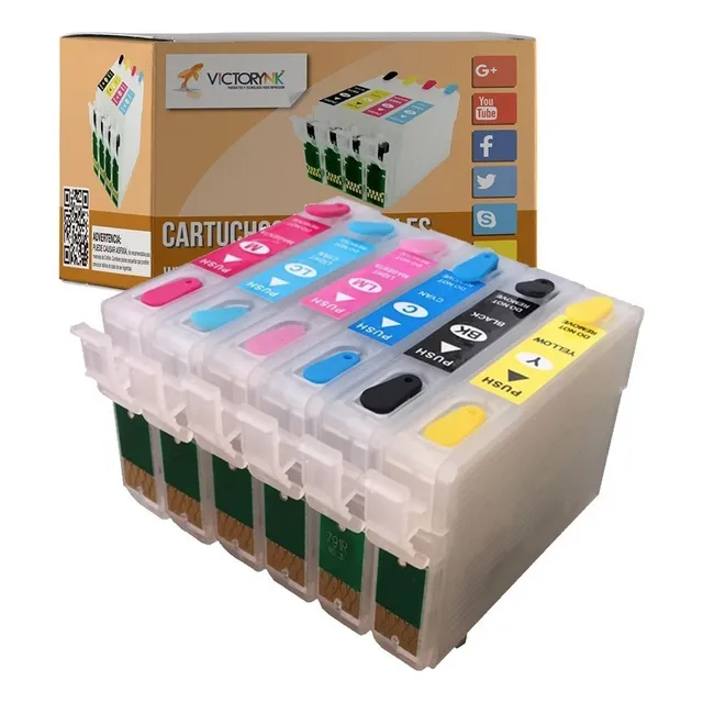 Pack Cartucho Recargable T50 82n Ep R290 Rx590 Rx610
