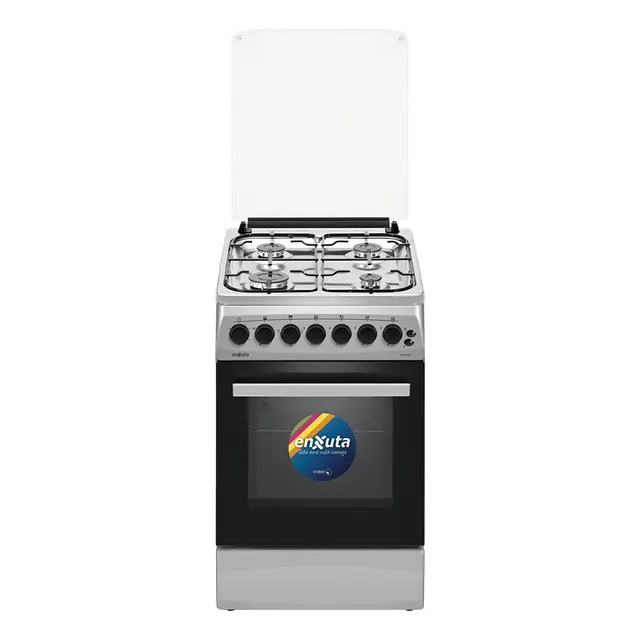 Cocina Enxuta Cenx5544i 4 Hornallas Puerta Con Visor Color Inoxidable Tipo de conexión Gas envasado