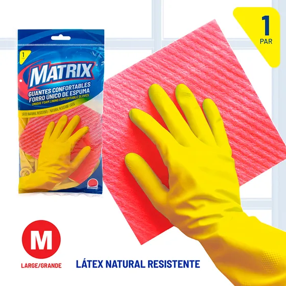 Guantes Confortables Espuma / 1 Par / Matrix / Mayor Y Detal