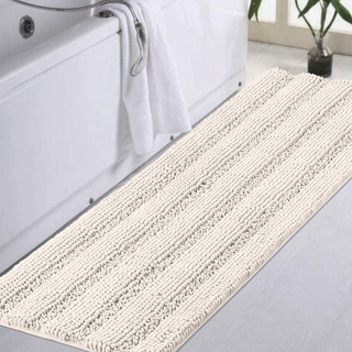 Alfombra De Baño Turquesa, Absorbente, Rayas, 120x40cm Ab Alfombra De Baño Turquesa, Absorbente, Rayas, 120x40cm Ab