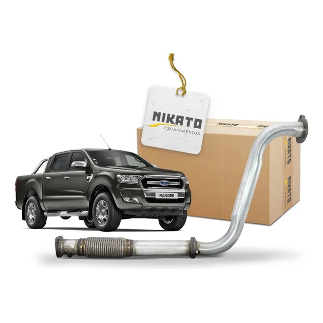 Downpipe Escapamento Ford Ranger 3.2 2017 A 2021 Potencia