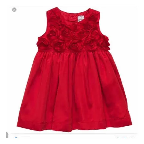 Vestido Rojo Navidad Carters 6 Meses