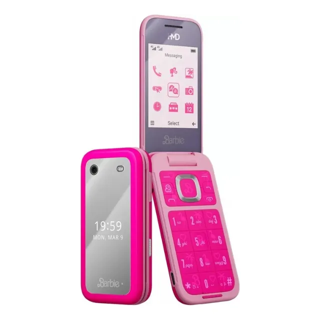 Celular De Barbie Hmd Barbie Phone Importado Nokia 2660 Flip