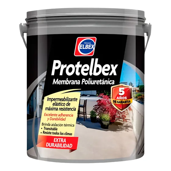 Membrana Liquida Con Poliuretano 4kg Protelbex Elbex G P