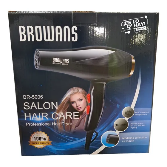 Secador De Pelo Browans Br-5006 3000w 