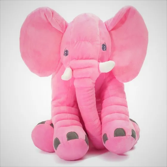 Almohadon Elefante Rosado - Peluche Almohada De Apego