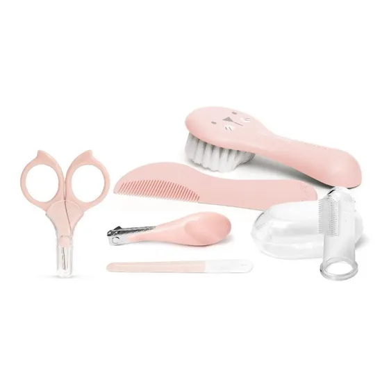 Set Higiene Y Cuidado Diario Bebés +0m Suavinex De 6 Piezas Color Rosa