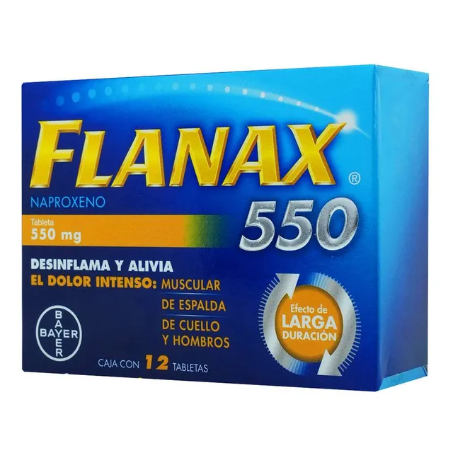 Flanax 550 Mg Caja C/12 Tabletas - Bayer consumer healthcare