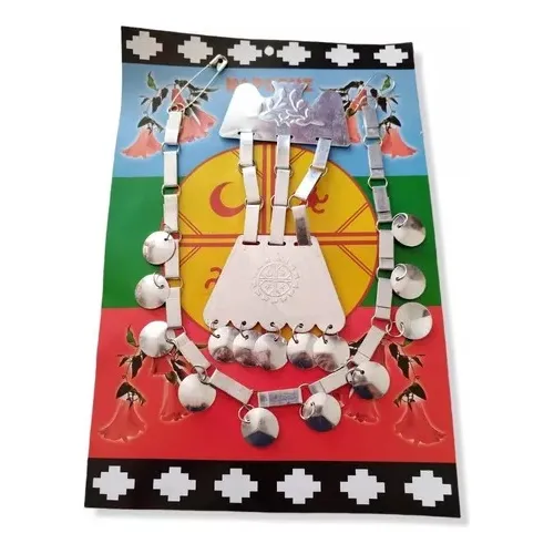Accesorio Collar Trapelacucha Y Trarilonco Mapuche Mujer